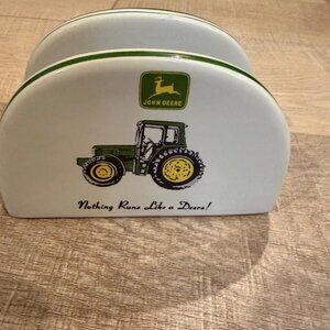 JOHN DEERE TRACTOR NAPKIN HOLDER BY GIBSON